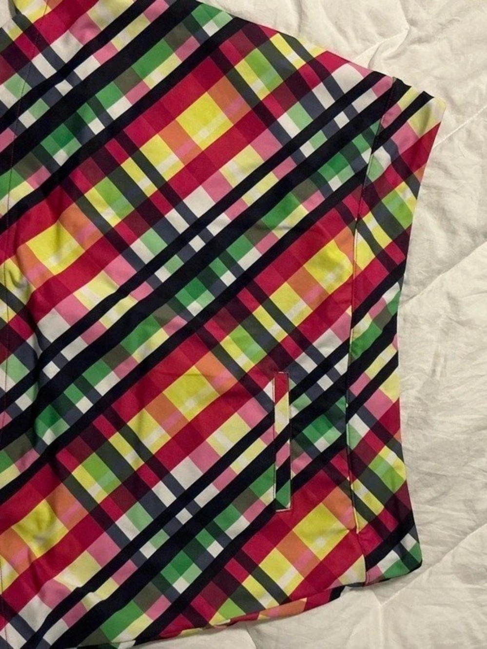 Callie green stripped skirt